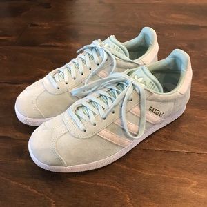 Adidas Teal Suede Gazelle